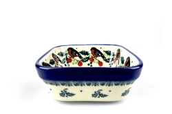 428 Bunzlau vierkant schaaltje 9,5 x 9,5 cm 1257X 428 Kleine vierkante schaaltjes 9,5 x 9,5 cm